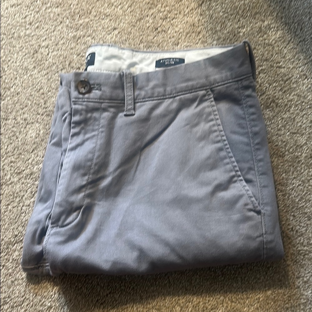 J. Crew Gray Chinos Athletic Slim Fit